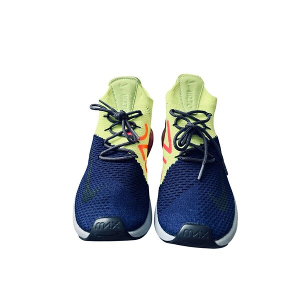 Nike Air Max 270 Flyknit Sneakers Mens  US 10  Lime/Blue/Red. - Picture 2 of 9